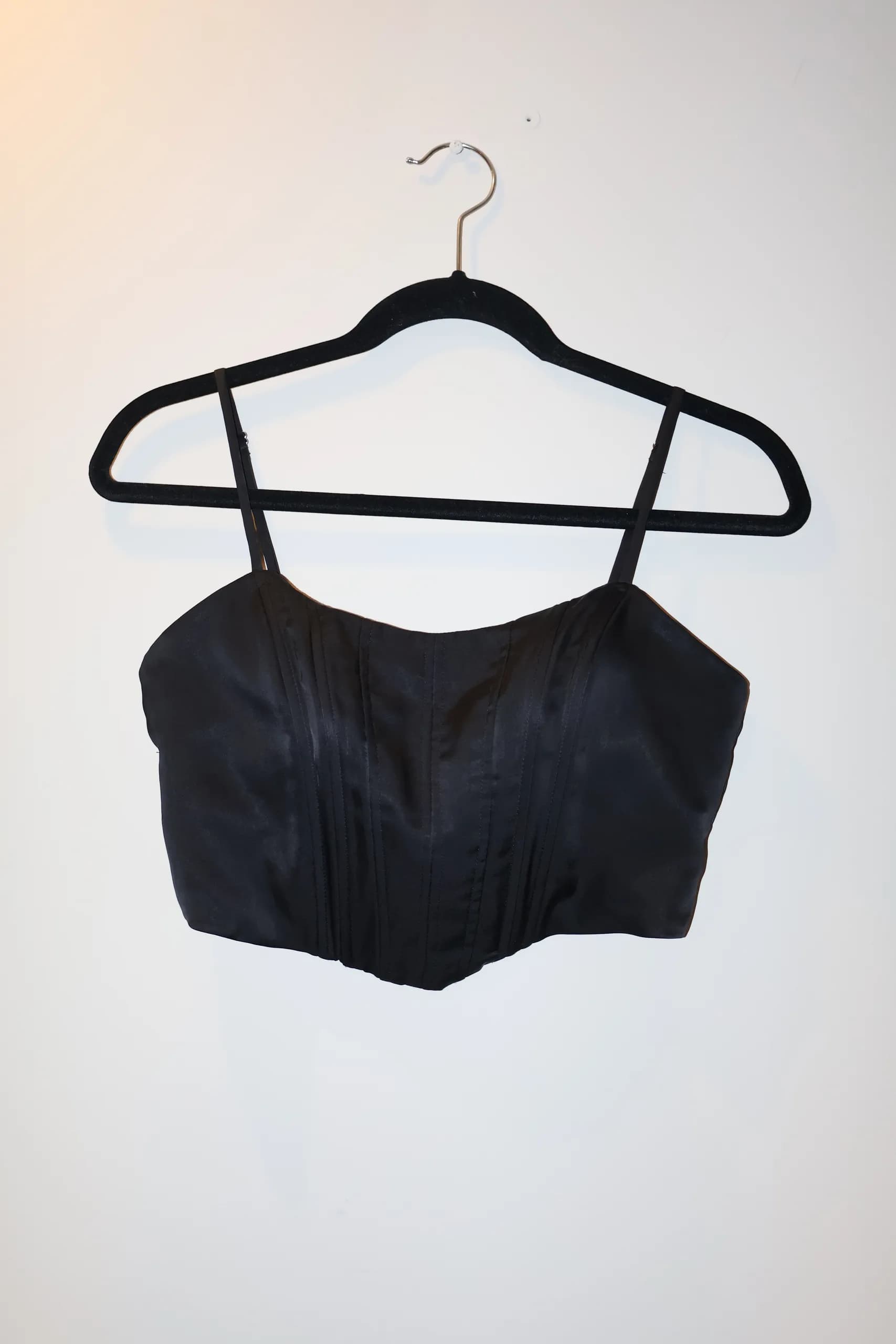 Top estilo corsé - negro — foto 2