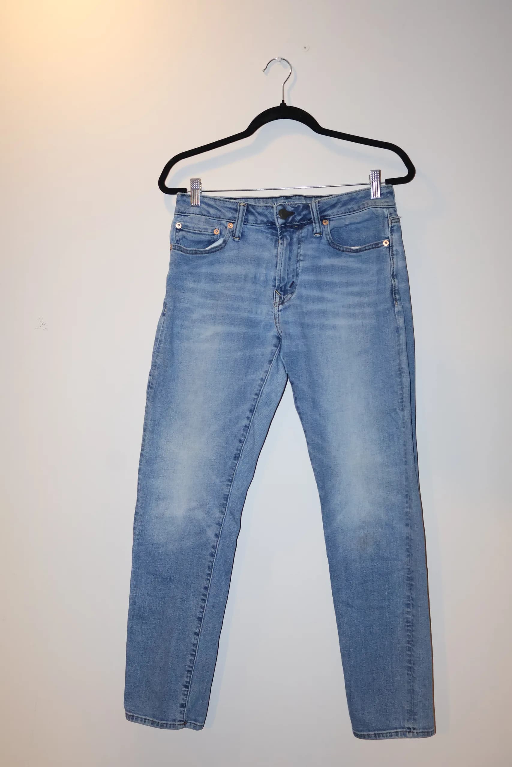 Jeans Azul Claro Hombre - Mezclilla Corte Slim — foto 2